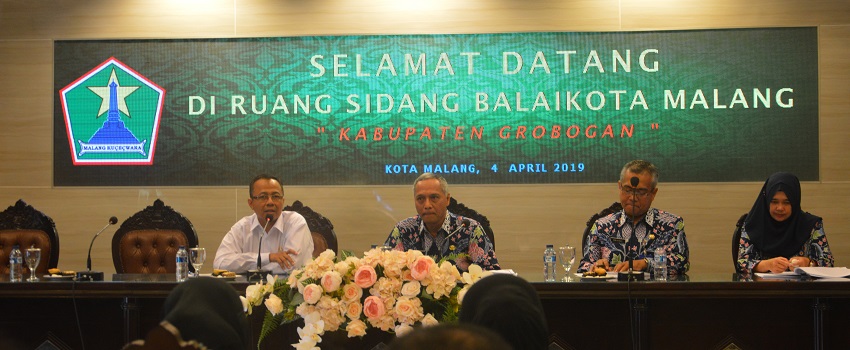 KUNJUNGAN KERJA BPPKAD KABUPATEN GROBOGAN KE BPKAD KOTA MALANG