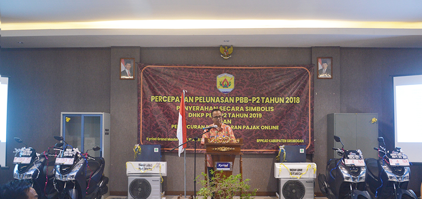 PERCEPATAN PENARIKAN PBB-P2 DAN PENYERAHAN SPPT DAN DHKP PBB-P2 TAHUN 2018 DI KABUPATEN GROBOGAN